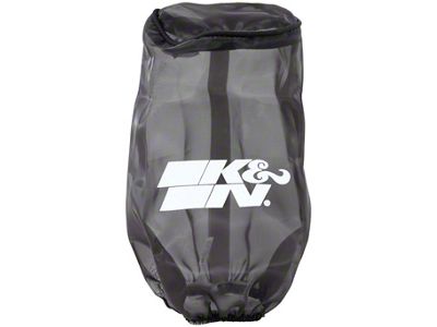 K&N Filter Wrap Drycharger Oval Tapered Black - 3.25in Base - SN-2560DK