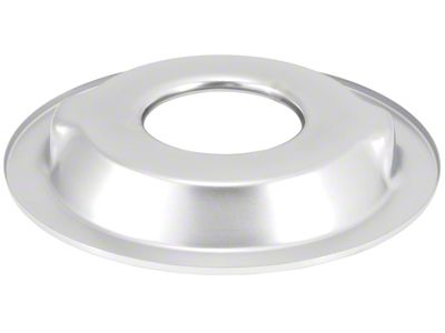 K&N Metal Base Plate 14in OD 5-1/8in Flange Chrome Finish - 85-3549
