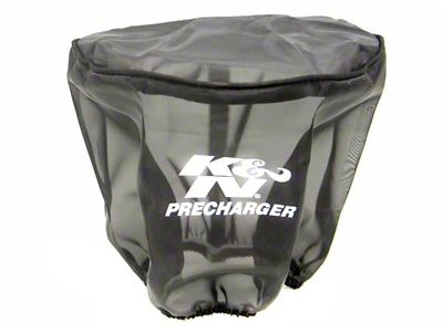 K&N Precharger Air Filter Wrap Black Universal Polyester 6in. Height - 22-8021PK
