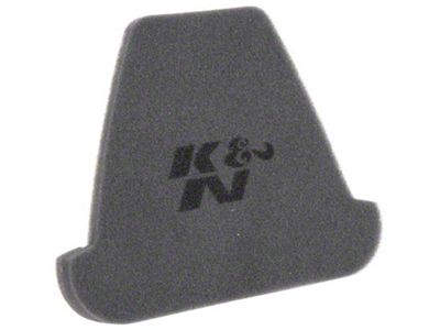 K&N Precleaner Air Filter Wrap Gray - Oval Straight - 25-4518