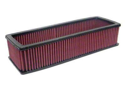 K&N Replacement Rectangular Custom Air Filter Outside Length 17.125in x - E-9083