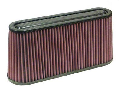 K&N Universal Air Filter Carbon Fiber Top 12in Flange ID - RF-1050