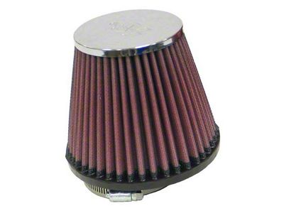 K&N Universal Chrome Filter 2.875in Flange ID / 5.188 Base - RC-4570