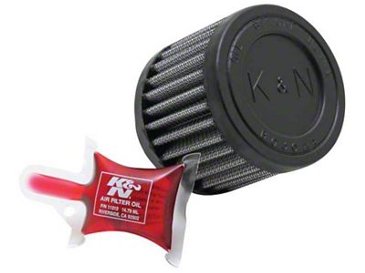 K&N Universal Clamp-On Air Filter 1-11/16in FLG / 3in OD - RU-1130