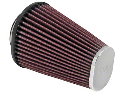 K&N Universal Clamp-On Air Filter 2-7/16in Flange 4-1/2x3-3/4in Base 3x2in - RC-3680