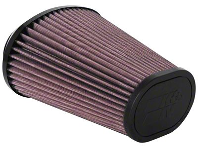 K&N Universal Clamp-On Air Filter 2.844x4.813in Flg ID x 6.5x4.75in - RU-5063