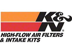 K&N Universal Clamp-On Air Filter 3in Dual Flange 9x6in Base - RU-3136HBK