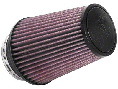 K&N Universal Clamp-On Air Filter 4in FLG / 6in B - RU-4680