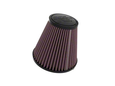 K&N Universal Clamp-On Air Filter 6in Base x 3.5in Top - RU-5296