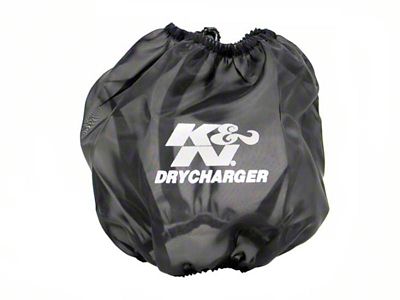 K&N Universal DryCharger Air Filter Wrap - Black - RF-1024DK