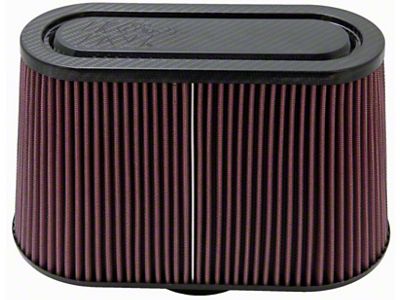 K&N Universal Filter with Carbon Fiber Top & Base-12in Base - RP-5103