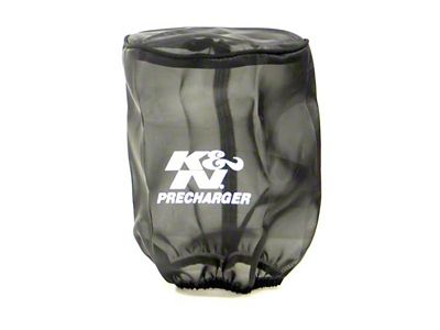 K&N Universal Precharger Round Straight Air Filter Wrap Black 5in - 22-8044PK