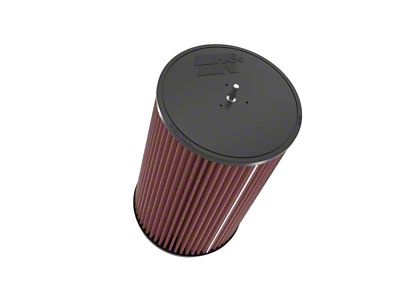 K&N Universal Round Clamp-On Air Filter 3-1/2in FLG 8in B; - RU-5165