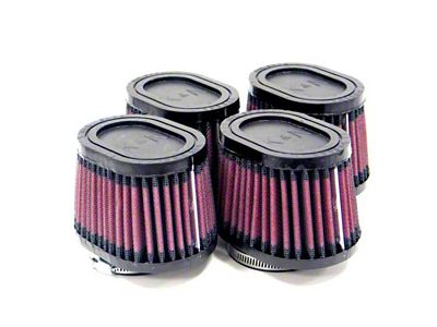 K&N Universal Rubber Filter 2.125in Flange ID/3in x 4in Tapered - RU-0984