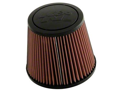 K&N Universal Rubber Filter-Round Tprd 4.875in Flange ID x 9in - RU-5172