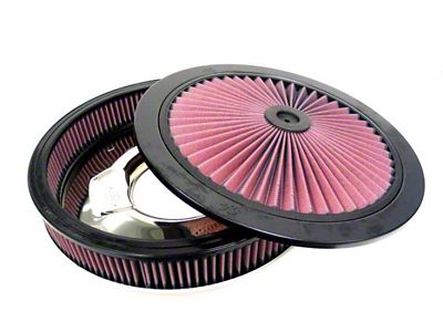 K&N X-Stream Round Custom Top Assembly Filter - Red 12in - 66-3000