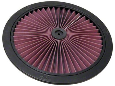K&N X-Stream Top Filter X-Stream 16in OD - Black - 66-1601