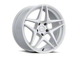 Kansei Astro Gloss White Wheel; 18x10.5; 12mm Offset; 5x100mm Bolt Pattern; 73.10mm Hub Bore