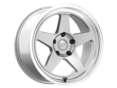 Kansei KNP Hyper Silver Wheel; 17x9; 22mm Offset; 5x120mm Bolt Pattern; 72.56mm Hub Bore