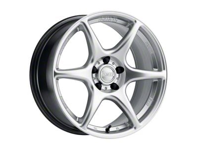 Kansei Tandem Hyper Silver Wheel; 18x9.5; 22mm Offset; 5x100mm Bolt Pattern; 72.60mm Hub Bore