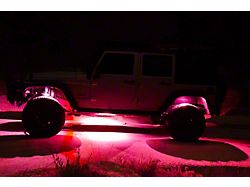 KC HiLiTES C-Series RGB Multi-Color Multi-Use LED 6-Light System; 5W Flood Beam (Universal; Some Adaptation May Be Required)