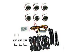 KC HiLiTES Cyclone V2 LED Rock Light Sytem; Clear Flood Beam (Universal; Some Adaptation May Be Required)