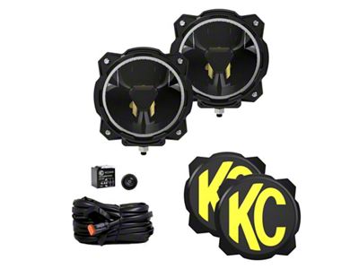 KC HiLiTES Gravity Titan LED 6in. - Pair Pack Wide-40 - 91403