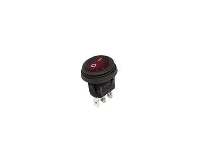 KC HiLiTES Illuminated LED 10A Round Rocker Light Switch - 3113