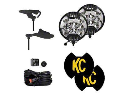 KC HiLiTES Jeep 392/Mojave SlimLite LED 2-Light Sys Ditch Light - 97167