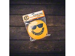 KC HiLiTES Retro 6in Round Yellow Vinyl Light Cover w/ - 5205