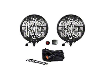 KC HiLiTES SlimLite 6in. LED Light 50w Spot Beam Pair - 100