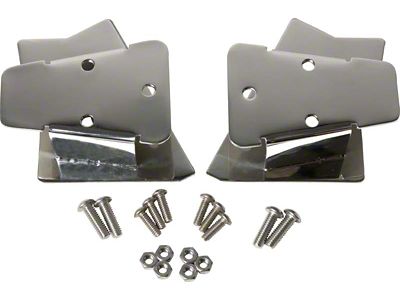 Kentrol 03-06 Jeep Wrangler TJ Mirror Relocation Bracket Pair - 30542