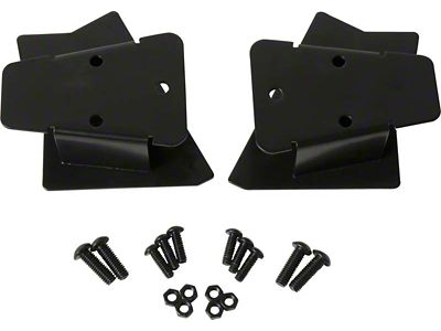 Kentrol 03-06 Jeep Wrangler TJ Mirror Relocation Bracket Pair - 50542