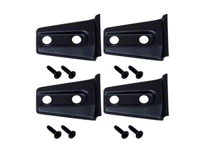 Kentrol 07-18 Jeep Wrangler JK Door Hinge Overlays 4 Pieces - 80020