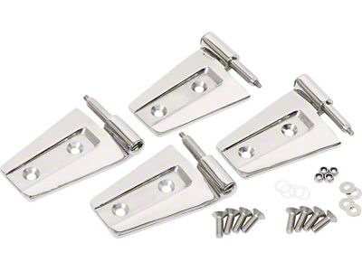 Kentrol 07-18 Jeep Wrangler JK Door Hinge Set 4 Pieces - 30575