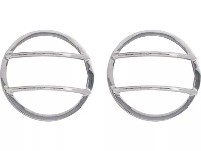 Kentrol 07-18 Jeep Wrangler JK Fog Light Cover Pair - 30014