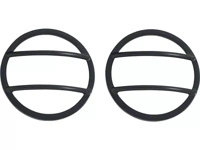 Kentrol 07-18 Jeep Wrangler JK Fog Light Cover Pair - 50014