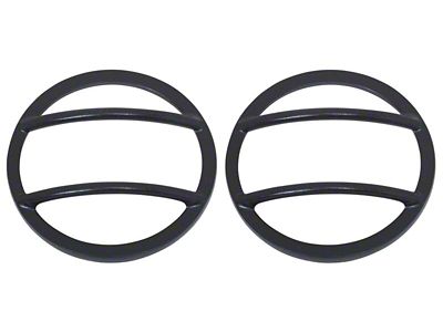 Kentrol 07-18 Jeep Wrangler JK Fog Light Cover Pair - 80014