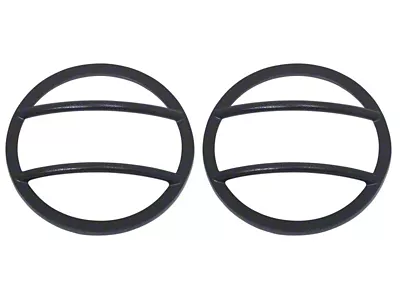 Kentrol 07-18 Jeep Wrangler JK Front Marker Covers Pair - 80009