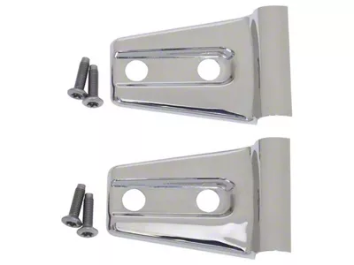 Kentrol 07-18 Jeep Wrangler JK Hood Hinge Overlays Pair - 30019