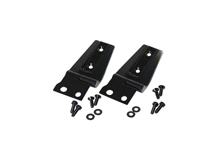 Kentrol 07-18 Jeep Wrangler JK Hood Hinge Pair - Powdercoat - 50572