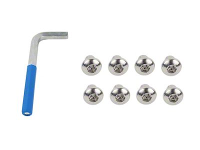 Kentrol 07-18 Jeep Wrangler JK OEM Anti-Theft Door Nuts 4 - 30712