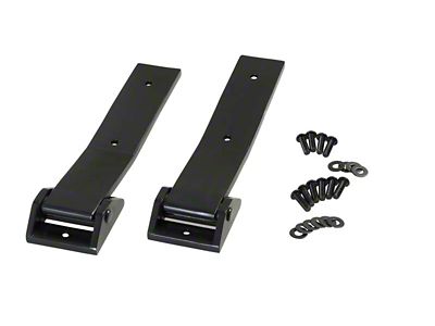 Kentrol 07-18 Jeep Wrangler JK Tailgate Hinge Pair - Powdercoat - 50578