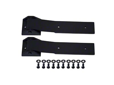Kentrol 07-18 Jeep Wrangler JK Tailgate Hinge Pair - Textured - 80578