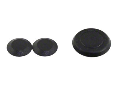 Kentrol 07-18 Jeep Wrangler JK Tailgate Plug set - Powdercoat - 70004