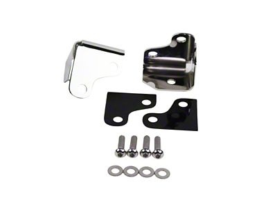 Kentrol 07-18 Jeep Wrangler JK Windshield Light Mount - Polished - 30701