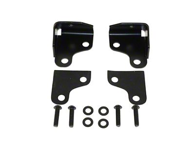 Kentrol 07-18 Jeep Wrangler JK Windshield Light Mount - Powdercoat - 50701