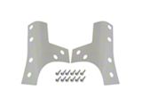 Kentrol 07-18 Jeep Wrangler JK Windshield Support Overlays Pair - 30074