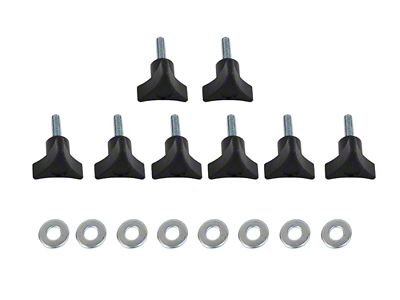 Kentrol 1997 Jeep Wrangler TJ-02 Hardtop Screws - Textured Black - 70007