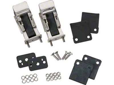 Kentrol 42-95 Jeep CJ/Wrangler YJ Hood Catch Pair TJ Style - 30563